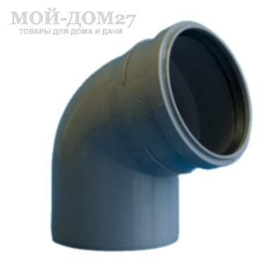Отвод 67 град. для канализационной трубы - компания Мой-Дом27