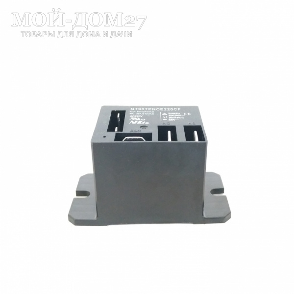 Реле электромагнитное NT90TPNCE220CF (с закрытыми контактами)  | Мой-Дом27 | Электромагнитное реле с фланцевым креплением NT90TPNCE220CF может применяться в электронном оборудовании, кондиционерах, бытовой технике и т.д.