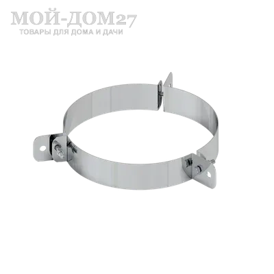 Хомут составной 210 мм под растяжку | Мой-Дом27 Хомут составной 210 мм под растяжку | Мой-Дом27 | Предназначен для крепления элементов дымохода на растяжках в плоскости