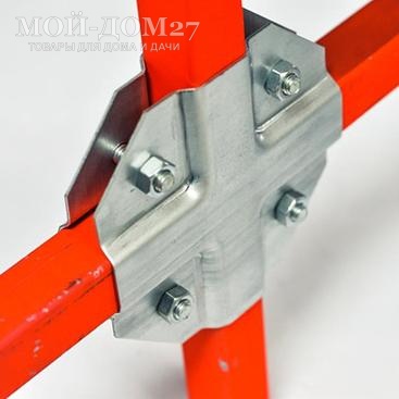 Хомут (крепеж) Краб-система - Х | Мой-Дом27 | Оцинкованный металл толщиной -1,2 мм
Полка - 20 мм
Отверстия - 6,5 мм
Длина - 92 мм. Ширина - 92 мм