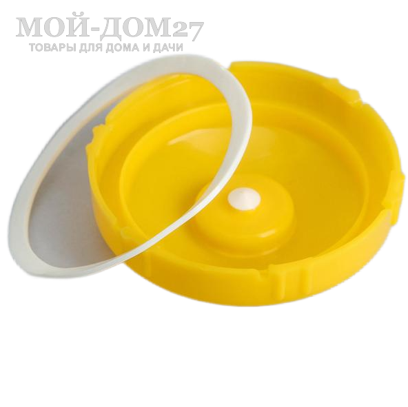 Вакуумная крышка 82 мм резьбовая | Мой-Дом27 | Для укупорки резьбовых банок с диаметром венчика (горловины) 82 мм (Евро-твист, Ø 82)