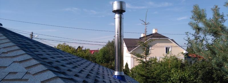 Дымоход через кровлю Дымоход через кровлю