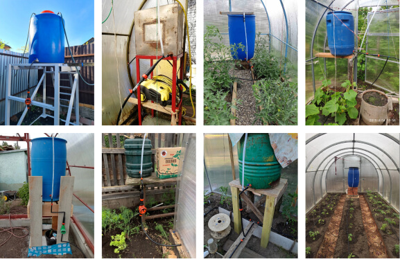 Емкости используемые для капельного полива Емкости используемые для капельного полива