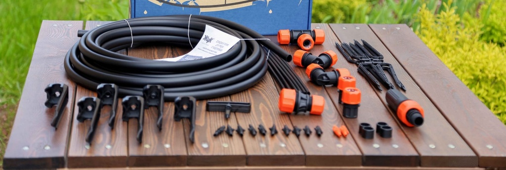 Дождевой полив грядок от фирмы ЖУК Дождевой полив грядок от фирмы ЖУК