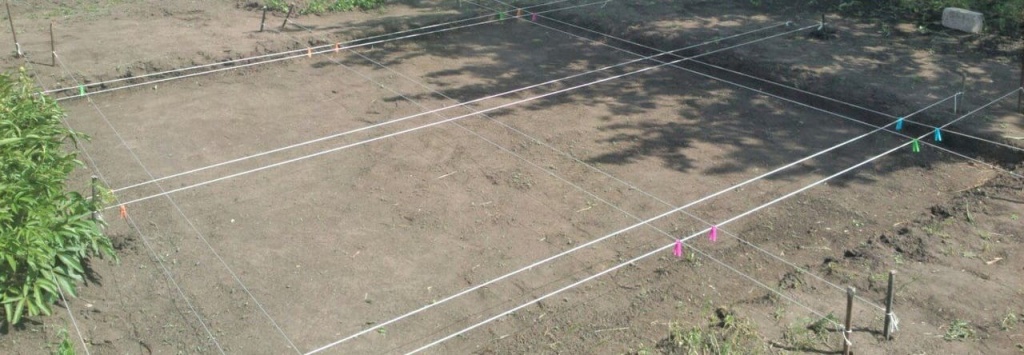 Разметка под теплицу Разметка под теплицу