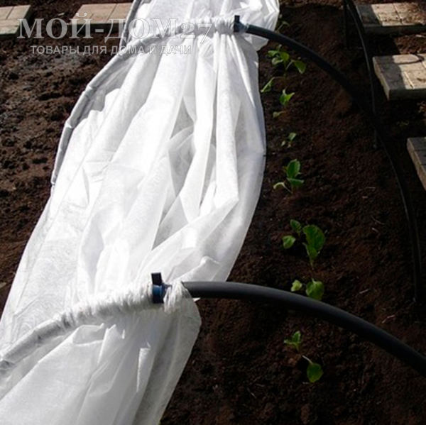 Клипса для укрывного материала Парника | Мой-Дом27 | Применяется для крепления пленки и фиксации укрывного материала к дуге парника скобой диаметром 20 мм.