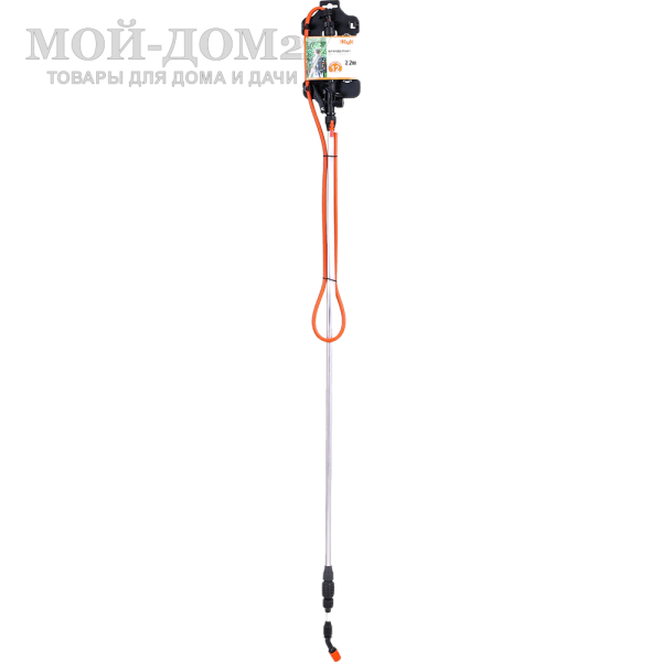 Брандспойт универсальный телескопический 1,26 - 2,2 м с набором переходных гаек | Мой-Дом27 | Телескопический брандспойт длиной от 1,26 до 2,2 метров. Применяется для опрыскивания высоких кустарников и деревьев