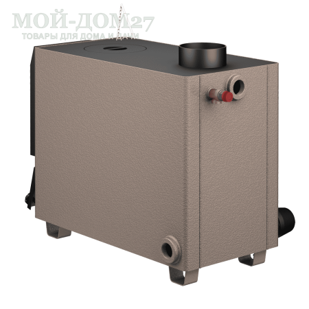 Твердотопливный котел КАРАКАН 12 ТПЭ-3 | Мой-Дом27 Твердотопливный котел КАРАКАН 12 ТПЭ-3 | Мой-Дом27 | Мощность 12 кВт (отапливаемая площадь до 120 м2)<br>
Котёл предназначен для работы на твёрдом топливе, имеет варочную плиту, с резьбовым фланцем для установки блока ТЭНов, рабочее давление в котле 3 кгс/см2.