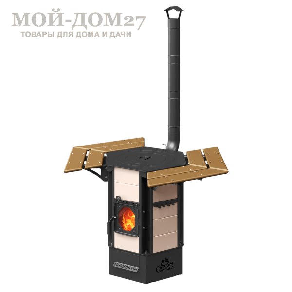 Печь-тандыр НАМАНГАН | Мой-Дом27 | Многофункциональная печь для приготовления пищи<br>
 - на плите;<br>
 - в казанах разного объёма / сковороде ВОК / садже;<br>
- в тандыре (на крестовине размещаются подвесы / шампуры / корзинка).