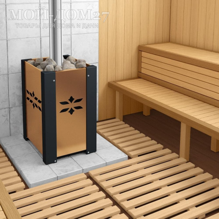 Печь-Каменка банная Парабель-18К | Мой-Дом27 | Печь банная «Парабель К» – новинка, печь с кожухом-конвектором и открытой каменкой, для использования в частных банях. Предназначена для нагрева воздуха в бане, и получения сухого или влажного пара (режимы "русская баня" и "финская сауна").<br>
 Объем парилки: до 18 м3<br>
 Топливо: сухие дрова, древесные брикеты<br>