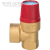 Предохранительный клапан 30 x 1/2 STOUT | Мой-Дом27 | Предназначен для отвода избытка теплоносителя при превышении в системе отопления давления настройки<br>
 Максимальное давление в системе приводящее к срабатыванию: 3 bar<br>
Пропускная способность клапана (Kvs): 0,57 м3/ч