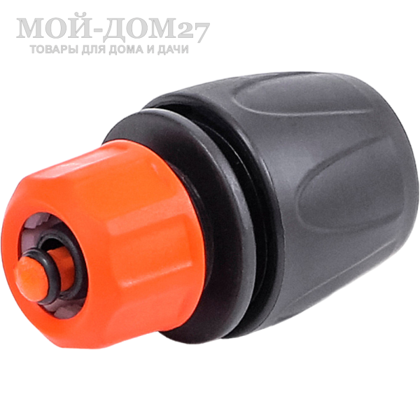 Коннектор ЖУК 1/2” с аквастопом | Мой-Дом27 Коннектор ЖУК 1/2” с аквастопом | Мой-Дом27 | Используется для быстрого подключения шланга диаметром 1/2" без отключения подачи воды с любым устройством, оборудованным адаптером, без усилий, инструментов или дополнительных крепежных элементов (например, хомутов).