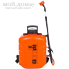 Аккумуляторный ранцевый опрыскиватель 12 л. ЖУК | Мой-Дом27 | Объем бака: 12 л.<br>
 Среднее время непрерывной работы: до 4 ч непрерывной работы<br>
 Удлиненный шланг брандспойта опрыскивателя - 1.5 метра<br>
 Дальность разбрызгивания: 0,5-2,5 м.<br>
Максимальное давление: 5,5 бар<br>
 Максимальный расход жидкости: 3,1 л/мин<br>
 Тип АКБ: кислотно-свинцовый<br>