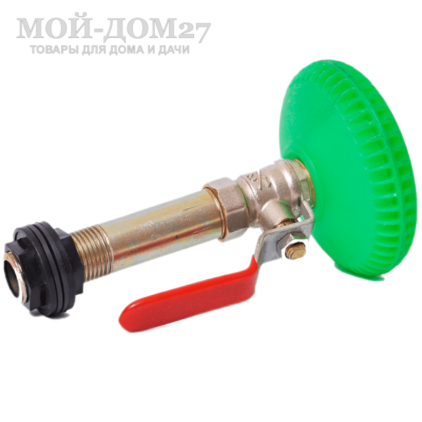 Дачная душевая лейка (Кран Мет. - Рассеиватель Пластик) | Мой-Дом27 | Дачная душевая лейка с краном и рассеивателем - предназначен для установки на баках различной емкости с целью организации душевых кабин.
Подсоединение: Штуцер 1/2" - 15 мм
Материал: PPR Металл. Рассеиватель - пластик
В комплекте две пластиковых гайки с уплотнителем.