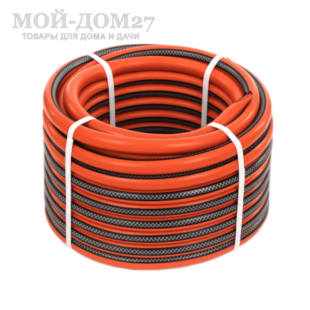 Шланг морозостойкий Жук Классик 1/2” (50 метров) | Мой-Дом27 | Диаметр шланга: 1/2" (12,5 мм).<br>
 Рабочее давление: 8 АТМ.<br>
 Армирован полиамидной нитью.<br>
 Плетение нити: ромбовидное.<br>
 Морозостойкойкость: до -30°C.<br>
 Длина шланга в бухте: 50 метров.<br>