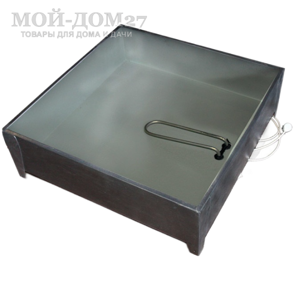 Бак для душа 128 литров с подогревом и крышкой | Мой-Дом27 Бак для душа 128 литров с подогревом и крышкой | Мой-Дом27 | Емкость металлического бака – 128 л.<br>
 В комплекте: ТЭН 2 кВт с терморегулятором, пластиковая лейка, крышка<br>
 Размер в коробке - 820*820*300 мм<br>