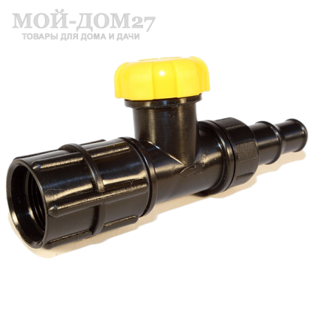 Кран водопроводный КВ-20М-СШ | Мой-Дом27 | Осуществляет регулирование подачи воды и обеспечивает разветвление трубопровода или подсоединение к нему соединительной или запорной арматуры на садово-огородных участках.