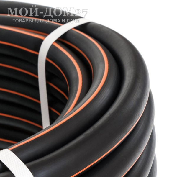 Шланг морозостойкий Жук Оптима 1/2” (50 метров) | Мой-Дом27 | Диаметр шланга: 1/2" (12,5 мм).<br>
 Рабочее давление: 6 АТМ.<br>
 Армирован полиамидной нитью.<br>
 Плетение нити: ромбовидное.<br>
 Морозостойкойкость: до -30°C.<br>
 Длина шланга в бухте: 50 метров.<br>