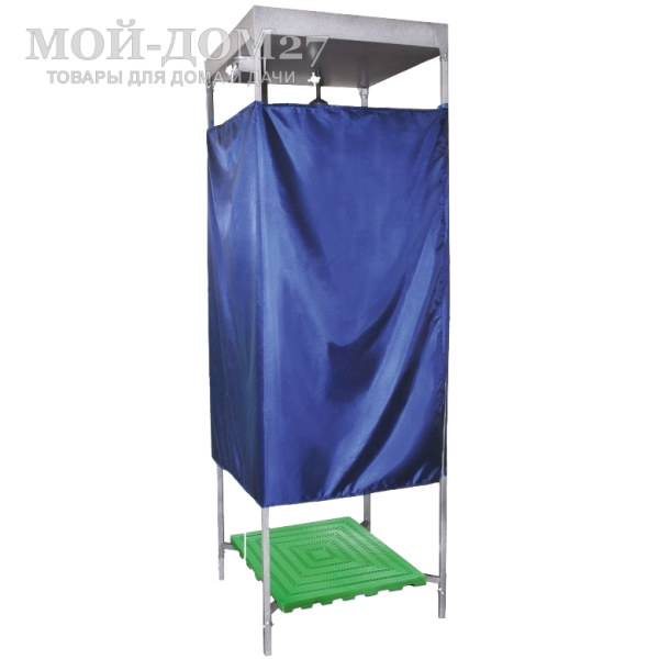 Дачный душ (Бак 128 л. с подогревом) | Мой-Дом27 Дачный душ (Бак 128 л. с подогревом) | Мой-Дом27 | Емкость бака с подогревом: 128 л<br>
 В комплекте: шторка из водоотталкивающего материала, пластиковый поддон 50*50 см, пластиковая душ. лейка<br>
 <b>Поставляется в разобранном виде<br>
 </b>Размер коробки – 82*82*30 см, размер упаковки со стойками – 230*6*6 см<br>