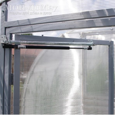 Vent-L 001 до 100 кг - Термопривод для открывания дверей и форточек теплицы | Мой-Дом27 | Термопривод так же называют системой автоматического открывания форточки или двери в теплице.<br>
 Металлический поршень (произведенный в Швейцарии) способен открыть форточку <b>весом до 100 кг</b>.<br>