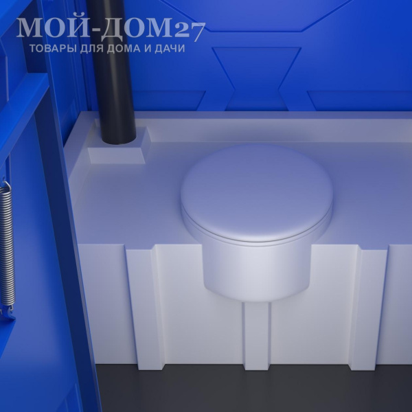 Туалетная кабина (БиоКабина) EcoStyle | Мой-Дом27 | Предназначена для эксплуатации на открытом воздухе в качестве туалета общественного или личного пользования.<br>
 <b>Емкость накопительного бака 250 л.</b><br>
 Не требует подключения к сетям канализации, водоснабжения и электричества.<br>
 <b>Поставляется в разобранном виде.</b>