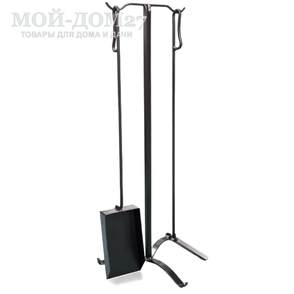 Каминный набор 2 предмета | Мой-Дом27 | Набор со стойкой содержит совок и кочергу.