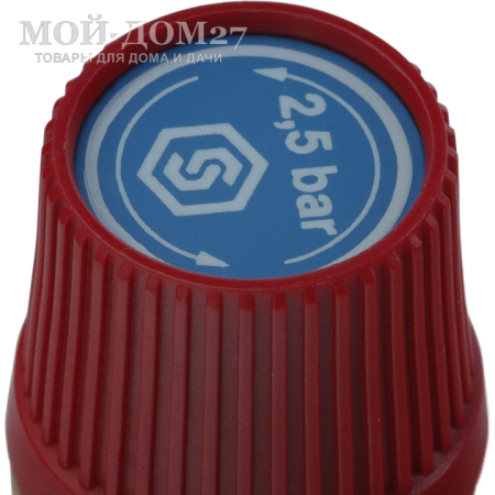 Предохранительный клапан 25 x 1/2 STOUT | Мой-Дом27 | Предназначен для отвода избытка теплоносителя при превышении в системе отопления давления настройки<br>
 Максимальное давление в системе приводящее к срабатыванию: 2,5 bar<br>
Пропускная способность клапана (Kvs): 0,57 м3/ч