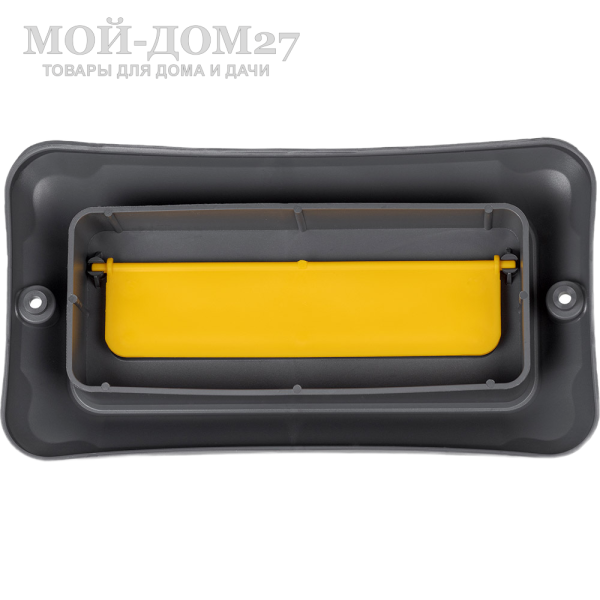 Ящик почтовый СТАНДАРТ” с накладкой | Мой-Дом27 | Пластиковый ящик навешивается на внутреннюю сторону забора,корреспонденция опускается через щель в заборе (снаружи) закрытую накладкой почтового ящика.<br>
 <u>Материал</u>: пластик<br>
 <u>Комплектация</u>: ящик почтовый с накладкой на забор<br>
 <br>