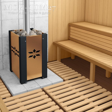 Печь-Каменка банная Парабель-14К | Мой-Дом27 | Печь банная «Парабель К» – новинка, печь с кожухом-конвектором и открытой каменкой, для использования в частных банях. Предназначена для нагрева воздуха в бане, и получения сухого или влажного пара (режимы "русская баня" и "финская сауна").<br>
 Объем парилки: до 14 м3<br>
 Топливо: сухие дрова, древесные брикеты<br>