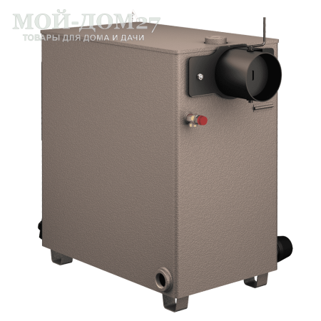 Твердотопливный котел КАРАКАН 30 ТЭГ-3 | Мой-Дом27 | Мощность 30 кВт (отапливаемая площадь до 300 м2)<br>
Котёл предназначен для работы на твёрдом топливе, возможна установка газовой горелки, с резьбовым фланцем для установки блока ТЭНов, рабочее давление в котле 3 кгс/см2.