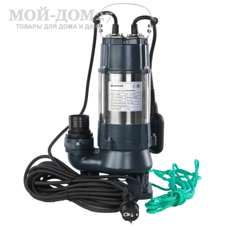 Насос дренажный FEKAPUMP V 450F | Мой-Дом27 | Дренажные насосы с поплавковым выключателем UNIPUMP серии FEKAPUMP — предназначены для откачки грязной воды c твердыми и волокнистыми включениями. Наличие защиты от перегрузки и высокие напорно-расходные характеристики позволяют применять насосы этой серии в быту, на строительных, промышленных и сельскохозяйственных объектах.