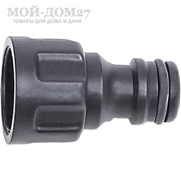 Адаптер для шланга ЖУК 1/2” | Мой-Дом27 Адаптер для шланга ЖУК 1/2” | Мой-Дом27 | <b>Материал:</b> пластик <br>
 <b>Диаметр шланга:</b> 1/2 <br>
 <b>Применение:</b> быстрый способ присоединения шланга 1/2 к распылителям и пистолетам поливочным "ЖУК", к шлангу через коннектор