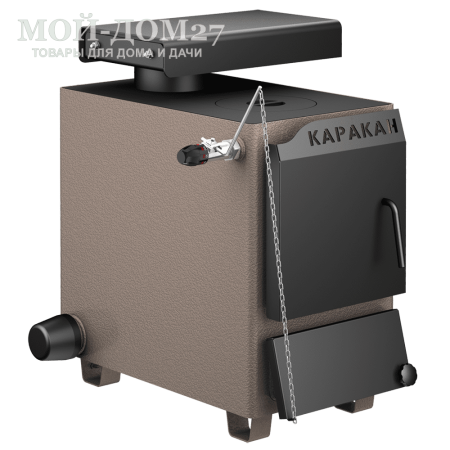 Твердотопливный котел КАРАКАН 8 ТПЭ-3 | Мой-Дом27 Твердотопливный котел КАРАКАН 8 ТПЭ-3 | Мой-Дом27 | Мощность 8 кВт (отапливаемая площадь до 80 м2)<br>
Котёл предназначен для работы на твёрдом топливе, имеет варочную плиту, с резьбовым фланцем для установки блока ТЭНов, рабочее давление в котле 3 кгс/см2.