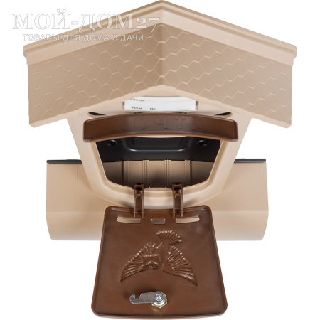 Ящик почтовый ЭЛИТ бежевый | Мой-Дом27 | <u>Материал</u>:&nbsp;пластик&nbsp;<br>
 <u>Комплектация</u>:&nbsp;ящик с металлическим замком с 2-мя ключами&nbsp;<br>