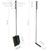 Каминный набор 2 предмета | Мой-Дом27 | Набор со стойкой содержит совок и кочергу.