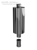 Бак КОМФОРТ 45 литров круглый на трубе 115 мм | Мой-Дом27 | Бак круглый на трубе диаметром 115 мм. Используется для нагрева воды совместно с печами, каминами в банных и душевых помещениях.