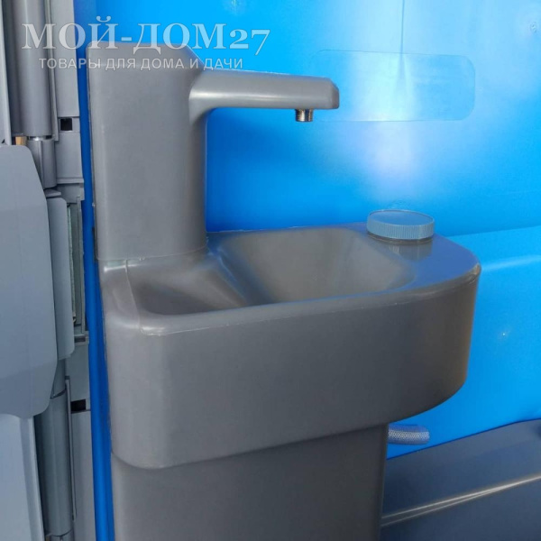 Умывальник для туалетной кабины ToypeK | Мой-Дом27 | Компактный умывальник на 30 литров с ножной помпой для туалетной кабины
