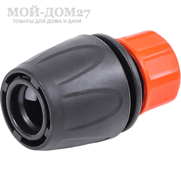 Коннектор ЖУК 1/2” | Мой-Дом27 Коннектор ЖУК 1/2” | Мой-Дом27 | Используется для быстрого подключения шланга диаметром 1/2" с любым устройством, оборудованным адаптером, без усилий, инструментов или дополнительных крепежных элементов (например, хомутов).<br>
Соединение получается надежным и герметичным.