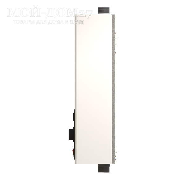 Электрический котел СТЭН Стандарт 45 кВт | Мой-Дом27 | <b>Общая мощность&nbsp;и каждой ступени:</b> 45 кВт (15+15+15 кВт)<br>
 <b>Электропитание:</b> 380 В<br>Цифровое табло<br>
 <b>Площадь отапливаемого помещения: </b>450 м2<br>
 <b>Нагревательный элемент: </b>блок ТЭН из нержавеющей стали<br>
 <b>Рабочее давление:</b> не более 0,6 Мпа (60 метров водяного столба)<br>
 <b>Диаметр подключения и расположение:</b> 32 мм (сверху и снизу)<br>