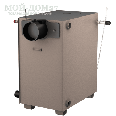 Твердотопливный котел КАРАКАН 16 ТПЭ-3 | Мой-Дом27 | Мощность 16 кВт (отапливаемая площадь до 160 м2)<br>
Котёл предназначен для работы на твёрдом топливе, имеет варочную плиту, с резьбовым фланцем для установки блока ТЭНов, рабочее давление в котле 3 кгс/см2.