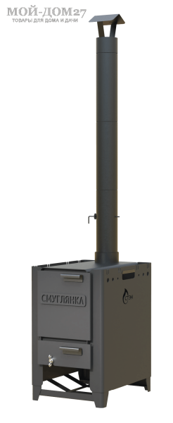 Печь отопительная Смуглянка-4 | Мой-Дом27 | Воздухогрейные печи «СМУГЛЯНКА» предназначены для отопления стационарных и передвижных объектов в походных условиях: блиндажей, палаток, кунгов, а также небольших домов.
Печи комплектуются съёмным разборным дымоходом.
На печах «СМУГЛЯНКА» можно готовить и разогревать пищу.