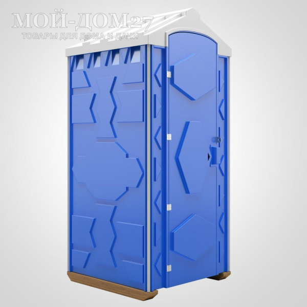Туалетная кабина (БиоКабина) УНИВЕРСАЛ EcoStyle | Мой-Дом27 | <br>
 Отличительная особенность туалетной кабинки Универсал это <b>ровный пол и отсутствие накопительного бака</b>. Это позволяет использовать ее как помещение для переносного биотуалета или установить над выгребной ямой. Так же кабину можно использовать как хоз. блок для инструментов.<br>
 <b>Поставляется в разобранном виде.</b><br>