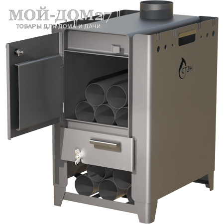 Печь отопительная Смуглянка-4 | Мой-Дом27 | Воздухогрейные печи «СМУГЛЯНКА» предназначены для отопления стационарных и передвижных объектов в походных условиях: блиндажей, палаток, кунгов, а также небольших домов.
Печи комплектуются съёмным разборным дымоходом.
На печах «СМУГЛЯНКА» можно готовить и разогревать пищу.