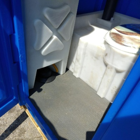 Туалетная кабина "ЛЮКС" EcoGR (Синий)