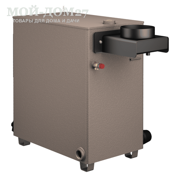 Твердотопливный котел КАРАКАН 30 ТЭГ-3 | Мой-Дом27 | Мощность 30 кВт (отапливаемая площадь до 300 м2)<br>
Котёл предназначен для работы на твёрдом топливе, возможна установка газовой горелки, с резьбовым фланцем для установки блока ТЭНов, рабочее давление в котле 3 кгс/см2.