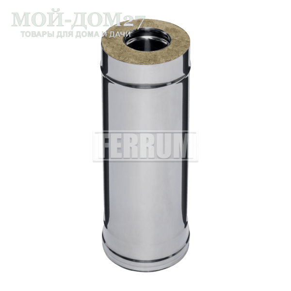 Сэндвич труба 0,5 метра 150х210 мм (430/0,8) | Мой-Дом27 Сэндвич труба 0,5 метра 150х210 мм (430/0,8) | Мой-Дом27 | Предназначен для отвода дыма и газов на прямом участке с повышенными температурами