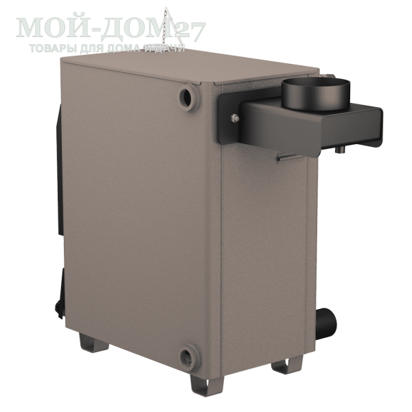 Твердотопливный котел КАРАКАН 14 ТЭГ-3 | Мой-Дом27 | Мощность 14 кВт (отапливаемая площадь до 140 м2)<br>
Котёл предназначен для работы на твёрдом топливе, возможна установка газовой горелки, с резьбовым фланцем для установки блока ТЭНов, рабочее давление в котле 3 кгс/см2.