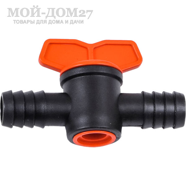 Кран для капельного полива ЖУК | Мой-Дом27 Кран для капельного полива ЖУК | Мой-Дом27 | Кран для регулирования подачи воды в магистральном шланге от капельного полива ЖУК (от емкости). 
Рабочее давление от 0,1 до 1 атм.