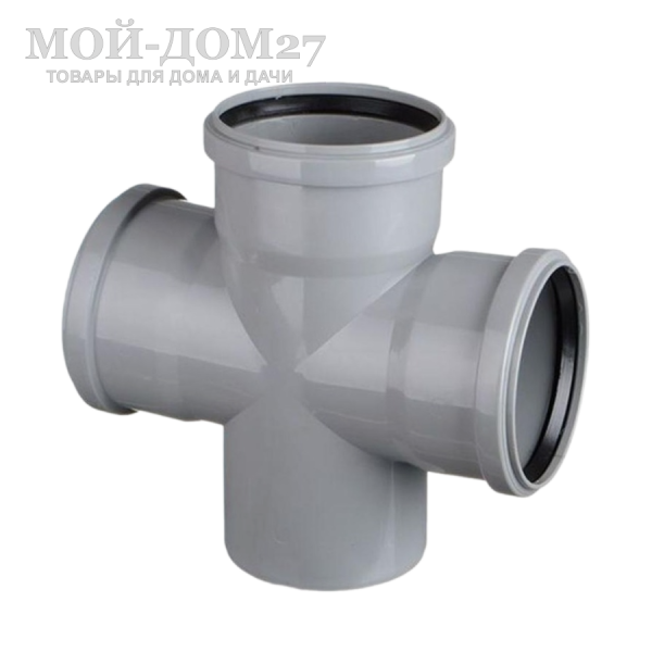Крестовина 87 град. для канализационной трубы - компания Мой-Дом27