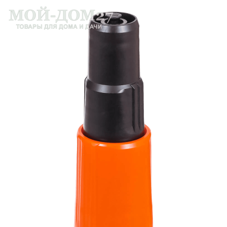 Насадка на шланг регулируемая | Мой-Дом27 | Насадка на шланг с регулируемой форсункой дает возможность выбрать оптимальное распыление для полива. Присоединяется к шлангу, оснащенному коннектором.